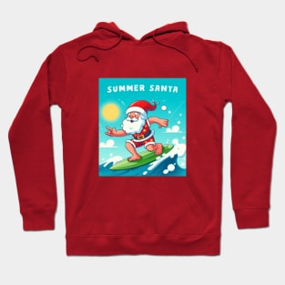 Santa in summer style Hoodie